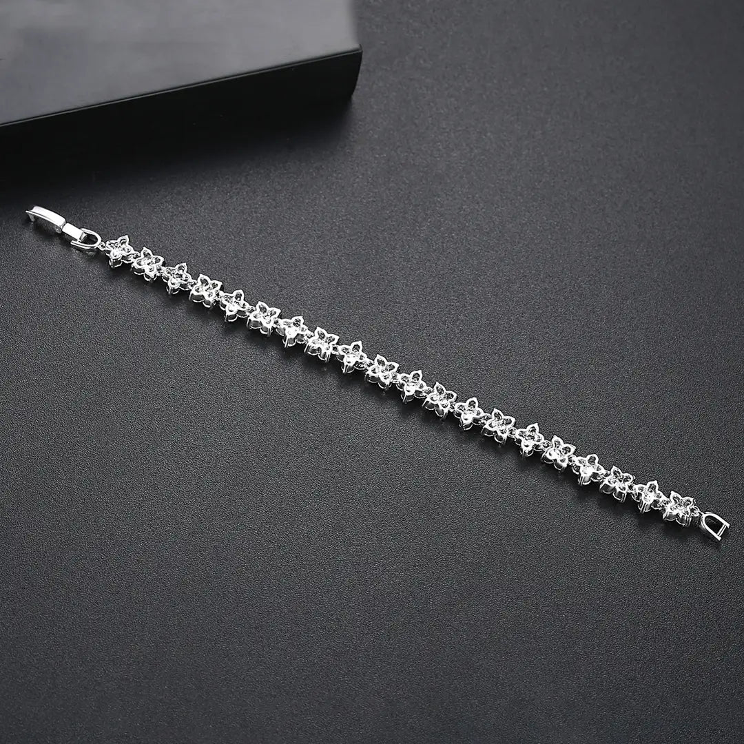 Silver Blossom Bracelet