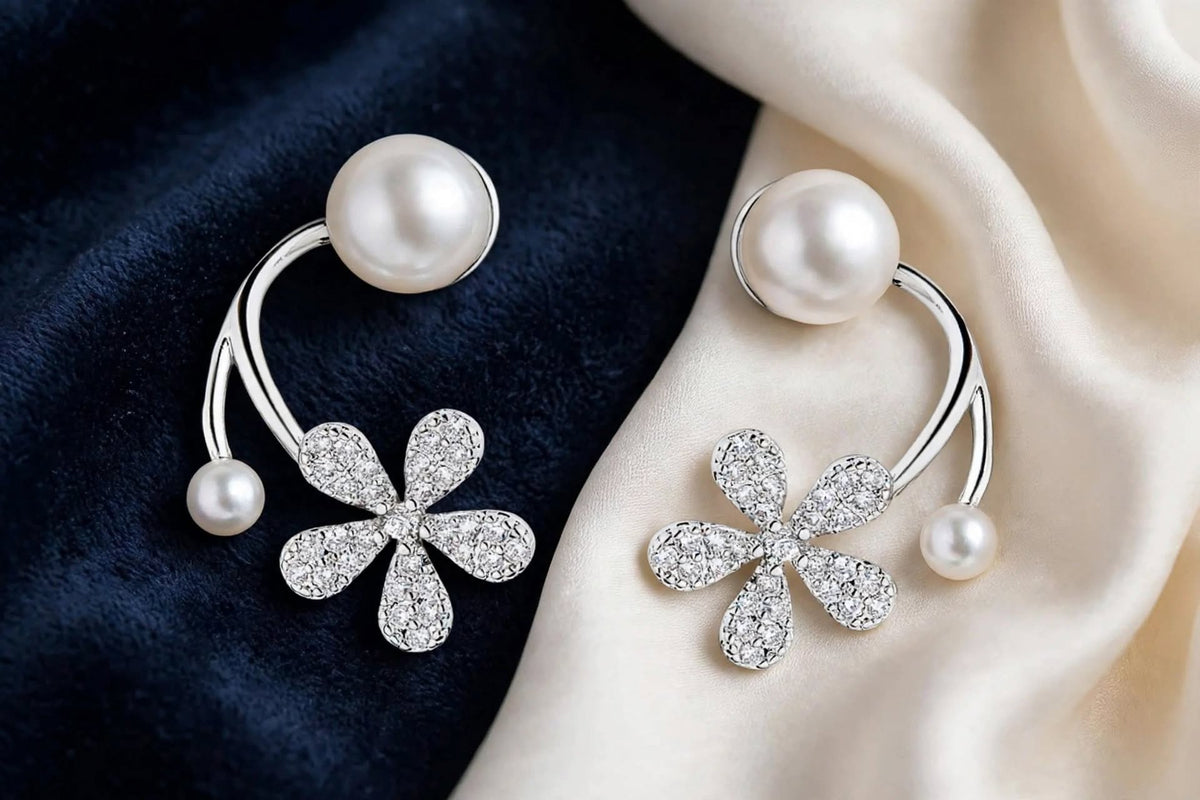 Pearl Blossom Earrings