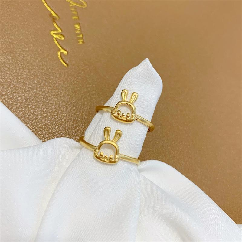 Golden Bunny Ring