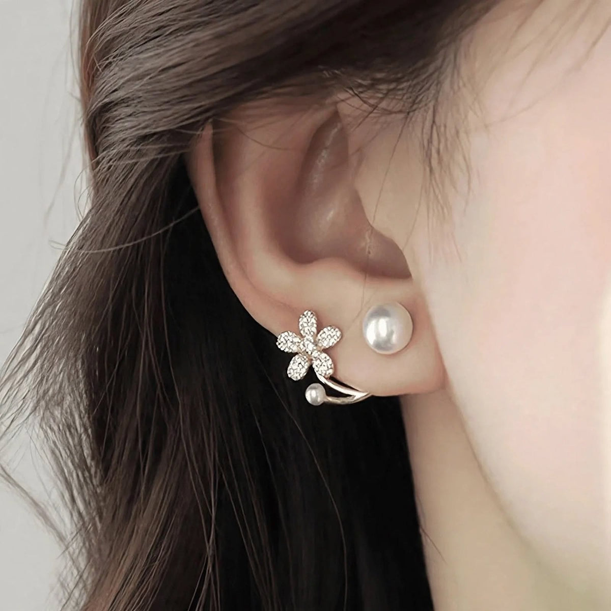 Pearl Blossom Earrings