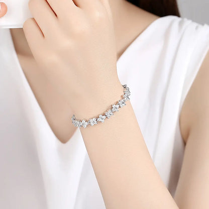 Silver Blossom Bracelet