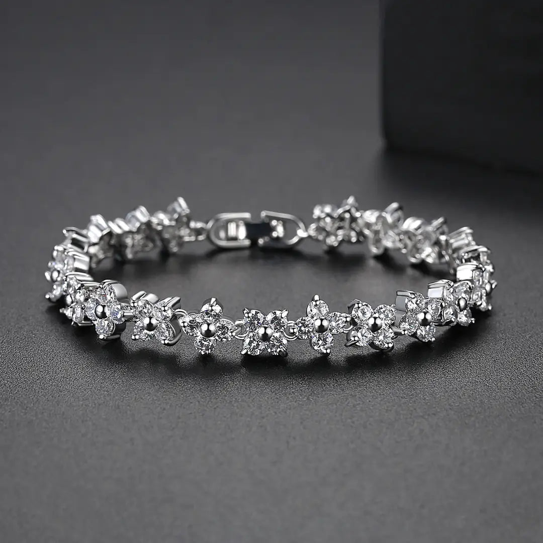 Silver Blossom Bracelet