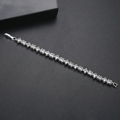 Silver Blossom Bracelet