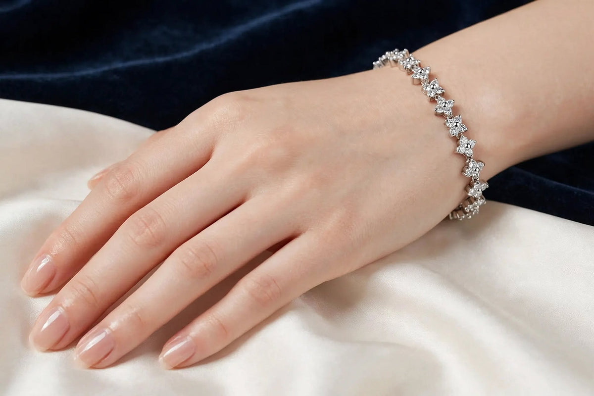 Silver Blossom Bracelet